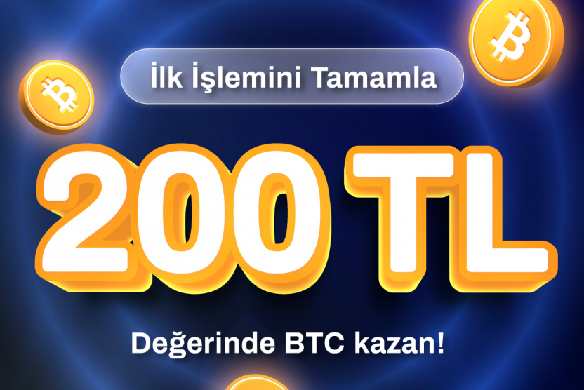 İlk İşlemini Yap, 200 TL Değerinde BTC Kazan! Bilira