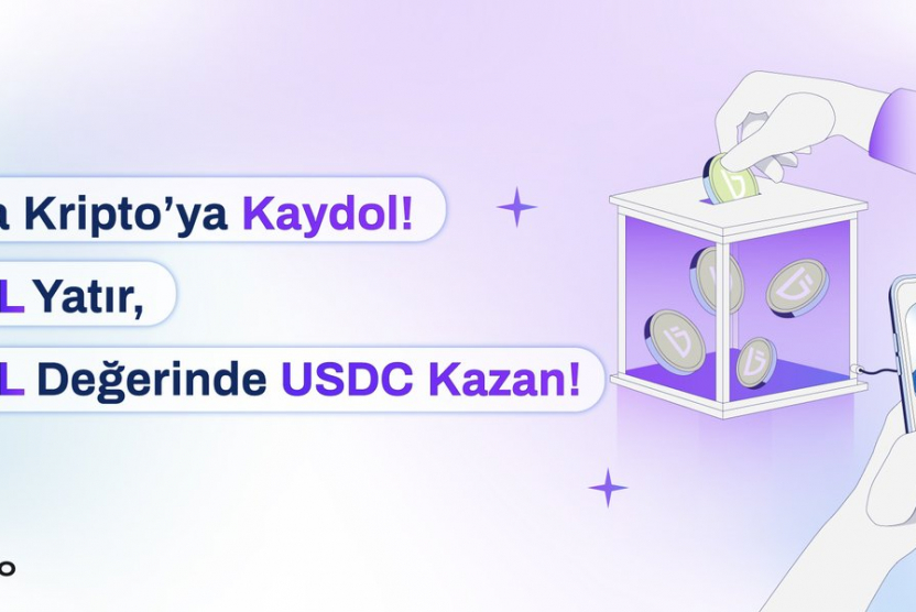 Bilira Kripto'ya Kaydol, 200 TL Yatır, 200 TL Değerinde USDC Kazan