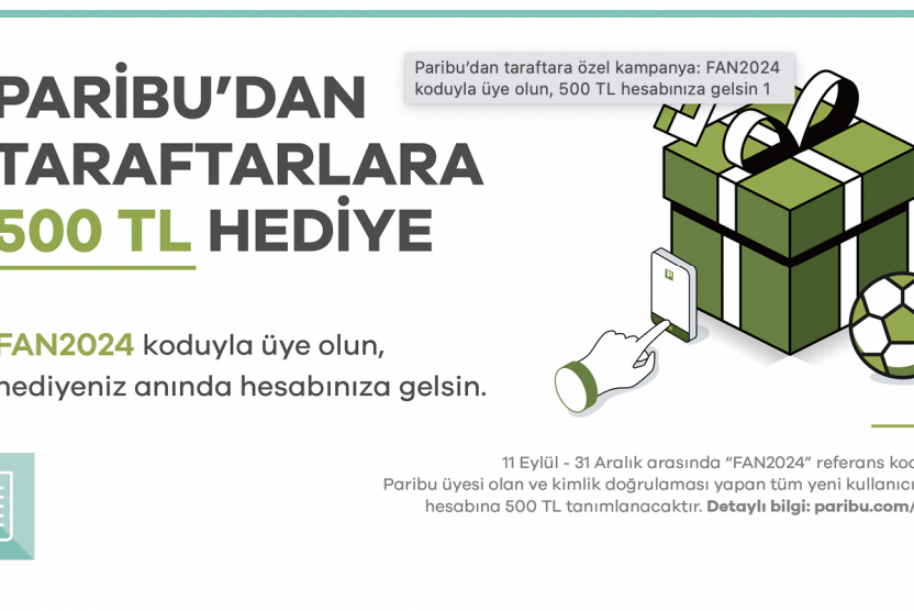 Paribu’dan taraftara özel kampanya: FAN2024 koduyla üye olun, 500 TL hesabınıza gelsin