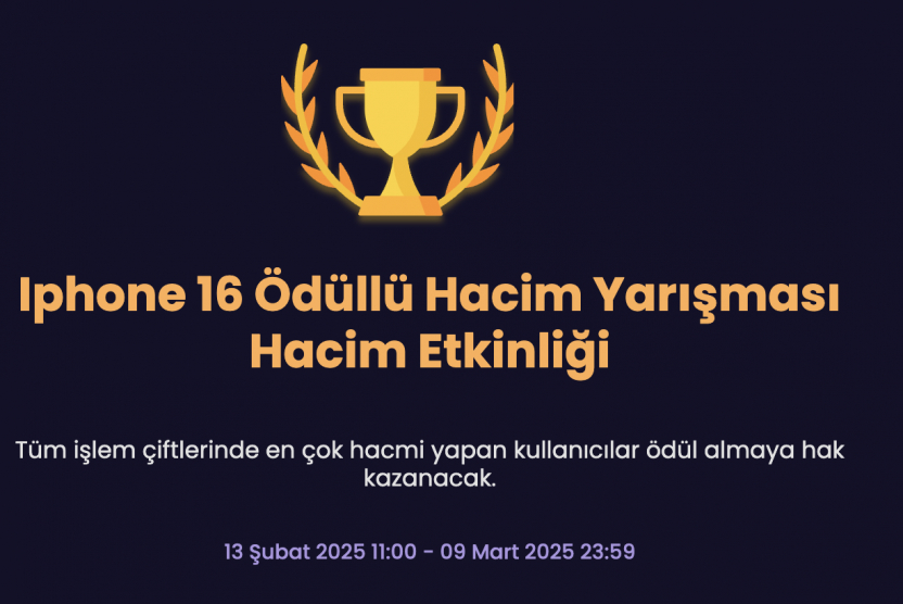 Iphone 16 Ödüllü Hacim Yarışması Hacim Etkinliği
