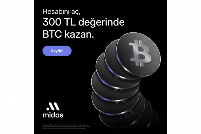 Midas Kripto KYC 300 TL Kampanyası