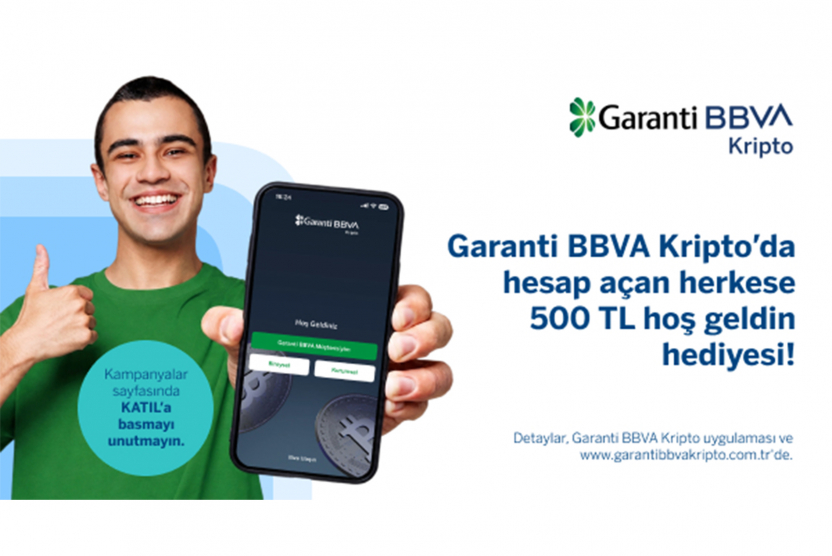 GARANTİ BBVA KRİPTO’DAN 500 TL ÖDÜL KAMPANYASI