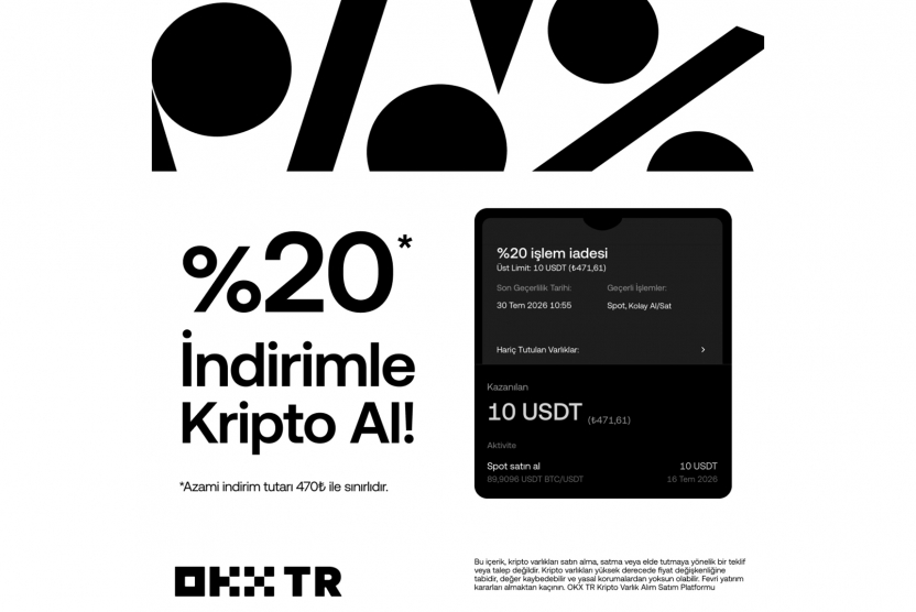 İlk Kripto Alım-Satımına %20* İndirim Kazan!