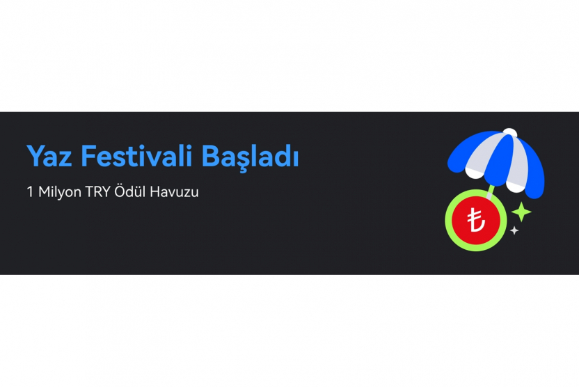 Yaz Festivali: 1 Milyon TRY Ödül Havuzu Sizi Bekliyor